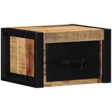 vidaXL Nočne omarice 2 kosa 40x35x25 cm Masivni neobdelan les Mango | Shoptok.si