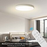  Immax NEO 07315L-LED prigušiva stropna lampa SEMPLICI 96 W/230 V, Ø 80 cm, Wi-Fi Tuya, bela + daljinski upravljač | Eponuda.com