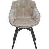 Livetastic NASLANJAČ, kovina, tekstil črna, svetlo rjava | Shoptok.si