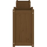  Klupa sa sadilicama boja meda 180 x 36 x 63 cm masivna borovina | shoptok.hr