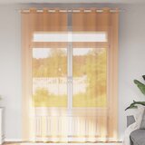Voile zavjese s ušicama 2 kom narančaste 140x260 cm | Shoptok.si