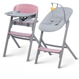 Kinderkraft hranilica LIVY roza + njihaljka CALMEE, siva | shoptok.hr