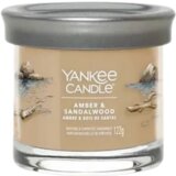 Yankee Candle Signature Small Tumbler dišeča sveča Amber & Sandalwood - 1 kos Cene