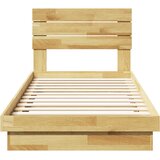  Okvir kreveta uzglavljem bez madraca 80x200 cm puno drvo hrast | shoptok.hr