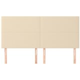  Uzglavlje krem boje 160x5x118/128 cm tkanina | shoptok.hr