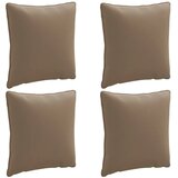  Jastučići za leđa (4 kom) PUTTEN 4 pcs 100% poliester Sivosmeđa - Taupe (melange) 40 x 40 x 15 cm 4 | shoptok.hr