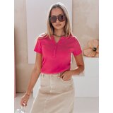 DStreet Bluzka damska one size prążkowana KISS LOOK różowa | shoptok.hr