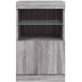  Komoda s LED svjetlima boja sivog hrasta 41 x 37 x 67 cm | Eponuda.ba