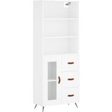 Maison Chic Visoka omara - Komoda - Predalnik bela 69,5x34x180 cm inženirski les, (21721689) Cene