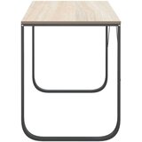  Računalniška miza črna in hrast 110x60x73 cm iverna plošča, (20608809) | Shoptok.si