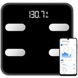Lean Toys Elektronska kopalniška tehtnica Pametna funkcija Bluetooth BMI BMR aplikacija | Shoptok.si