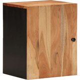 vidaXL Stenska kopalniška omarica 38x33x48 cm trden akacijev les | Shoptok.si