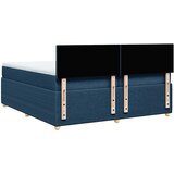  Krevet s oprugama i madracem plavi 200 x 200 cm od tkanine | shoptok.hr