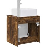  Umivaonik s policom Dimljeni hrast 53 x 35 x 63 cm | shoptok.hr