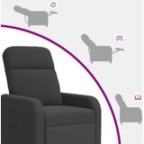  Fotelja s nagibom Tamnosiva Bouclé | shoptok.hr