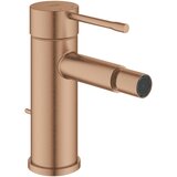 Grohe enoročna armatura za bide Essence z zgornjim delom sifona - brushed hard graphite (32935AL1) | Shoptok.si