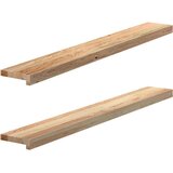  Prozorske klupice 2 kom 120x15x2 cm netretirane masivne hrast | shoptok.hr