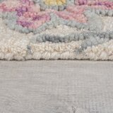Flair Rugs Krem ručno rađen vunen tepih 200x290 cm Tania Floral – | shoptok.hr