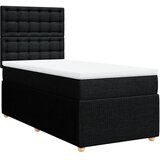  Box spring krevet s madracem crni 80 x 200 cm od tkanine | shoptok.hr