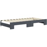 vidaXL Dnevni krevet na razvlačenje bez madraca tamnosivi 90 x 200 cm | shoptok.hr