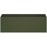  Vrtna saksija Maslinastozelena 40 x 20 x 20 cm Čelična vrata | shoptok.hr