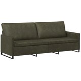  Set sofe 2 pcs Maslinasto zelena Umjetni sued - Vojska zelena 1-Sjedalo + 3-Sjedalo (210 cm) | shoptok.hr