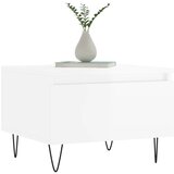  Stolići za kavu 2 kom sjajni bijeli 50 x 46 x 35 cm drveni | Eponuda.com