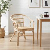  Stolica koja se može slagati Prirodna 58 x 60 x 81 cm Ratan | shoptok.hr