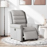  Električni naslanjač sivo blago | Shoptok.si