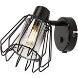 Rabalux zidna spot lampa Emerencia, 1xE14, Sa prekidačem, Crna | ePonuda.com
