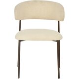MID.YOU STOL, les, kovina, tekstil bela | Shoptok.si