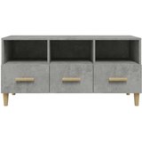 vidaXL tv ormarić boja betona 102 x 36 x 50 cm od konstruiranog drva | shoptok.hr