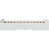  Okvir kreveta s pohranom Bijela 80 x 200 cm Konstruirano drvo | shoptok.hr