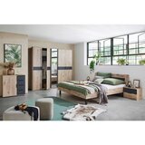 Best Price Postelja Bergamo, Barva Hrasta, Barva Grafita | Shoptok.si