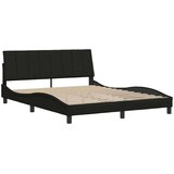 vidaXL okvir za krevet bez madraca crni 160x200 cm od tkanine | shoptok.hr