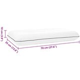  Vzglavnik za spanje Enobarvno Bela 70 x 35 x 10 cm, (5000148672) | Shoptok.si