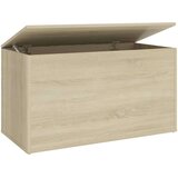 vidaXL Skrinja za shranjevanje sonoma hrast 84x42x46 cm iverna plošča | Shoptok.si