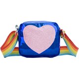Dardanar Modna dekleta denarnica bleščice srce v obliki mavričnega ramenskega traku crossbody torba, (21167081) | Shoptok.si