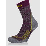 Lowa čarape za planinarenje za dečake mid Socks ljubičasto-sive Cene