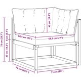  Zunanja kotna sedežna garnitura, (5000269243) | Shoptok.si