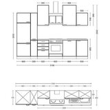 Flex-Well Kuhinjski Blok Cara, Zelena, Hrast | Shoptok.si