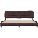  Okvir za krevet bez madraca Hvar tamnosmeđi 200x200 cm od tkanine | Eponuda.com