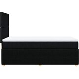  Krevet s oprugama i madracem crni 90x200 cm od tkanine | shoptok.hr