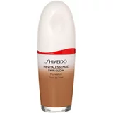 Shiseido Revitalessence Skin Glow Foundation blagi puder s posvjetljujućim učinkom SPF 30 nijansa Cedar 30 ml