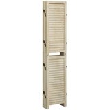 Sobna pregrada sa 6 panela 210 x 165 cm masivno drvo paulovnije | shoptok.hr