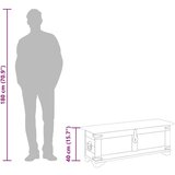 vidaXL Škrinja za Pohranu Mango Drvo | shoptok.hr