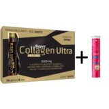 Aleksandar Mn Kolagen Super Ultra AntiAge 14x25ml+Super Collagen, Hijaluronska kiselina Citamina C 20 šumećih tableta | ePonuda.com