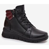 VINCEZA Leather Women's Platform Boots Insulated | Shoptok.si