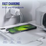 ALLITY punjač za zid USB-C 1x USB-A 65W bijela | shoptok.hr