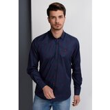 Dewberry G650 MEN'S SHIRT-NAVY-BURGUNDY | Shoptok.si